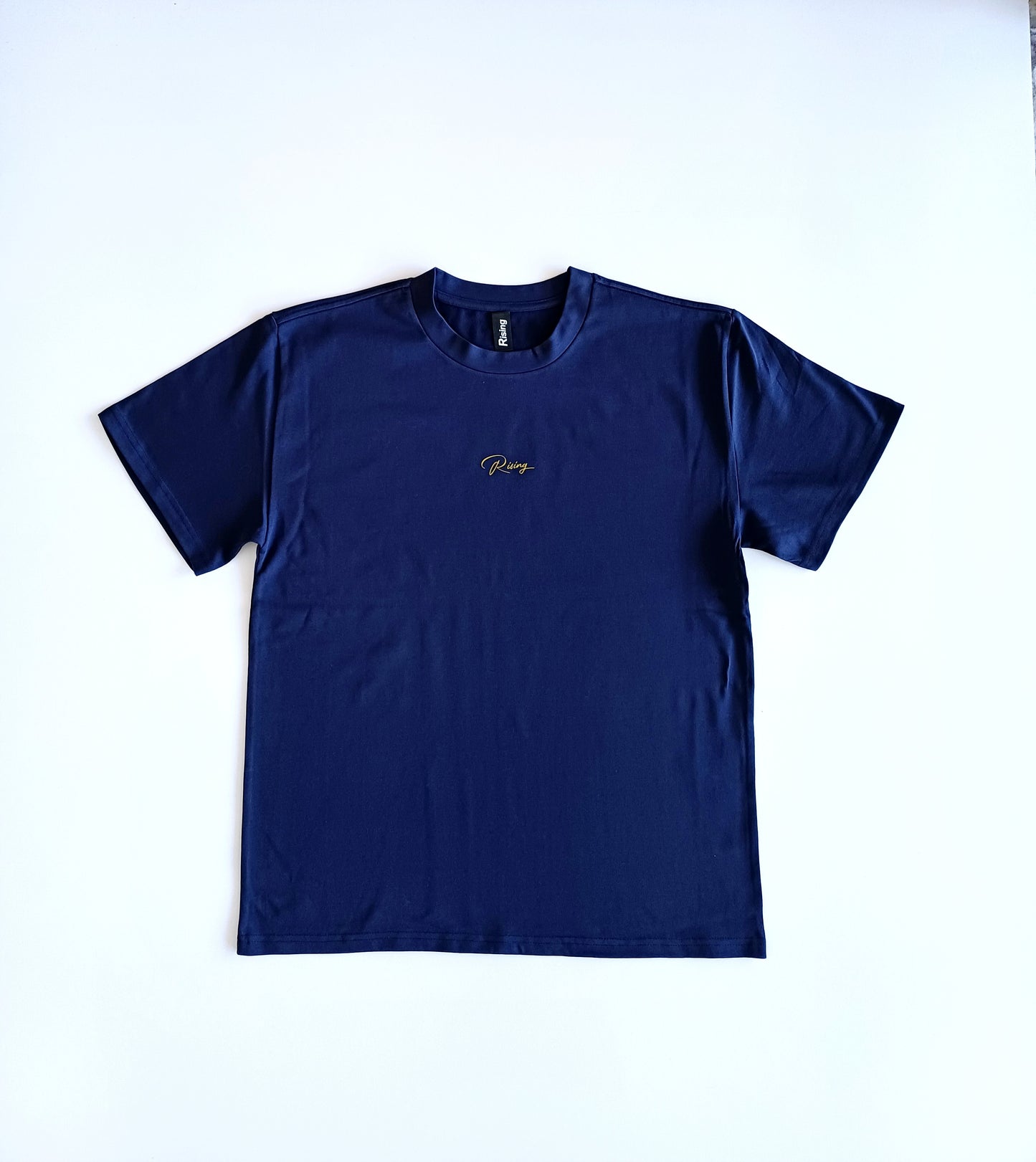 Heavy tee Midnight blue/Gold