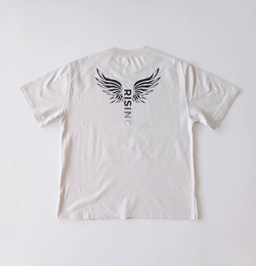 Vintage heavy Tee, bone