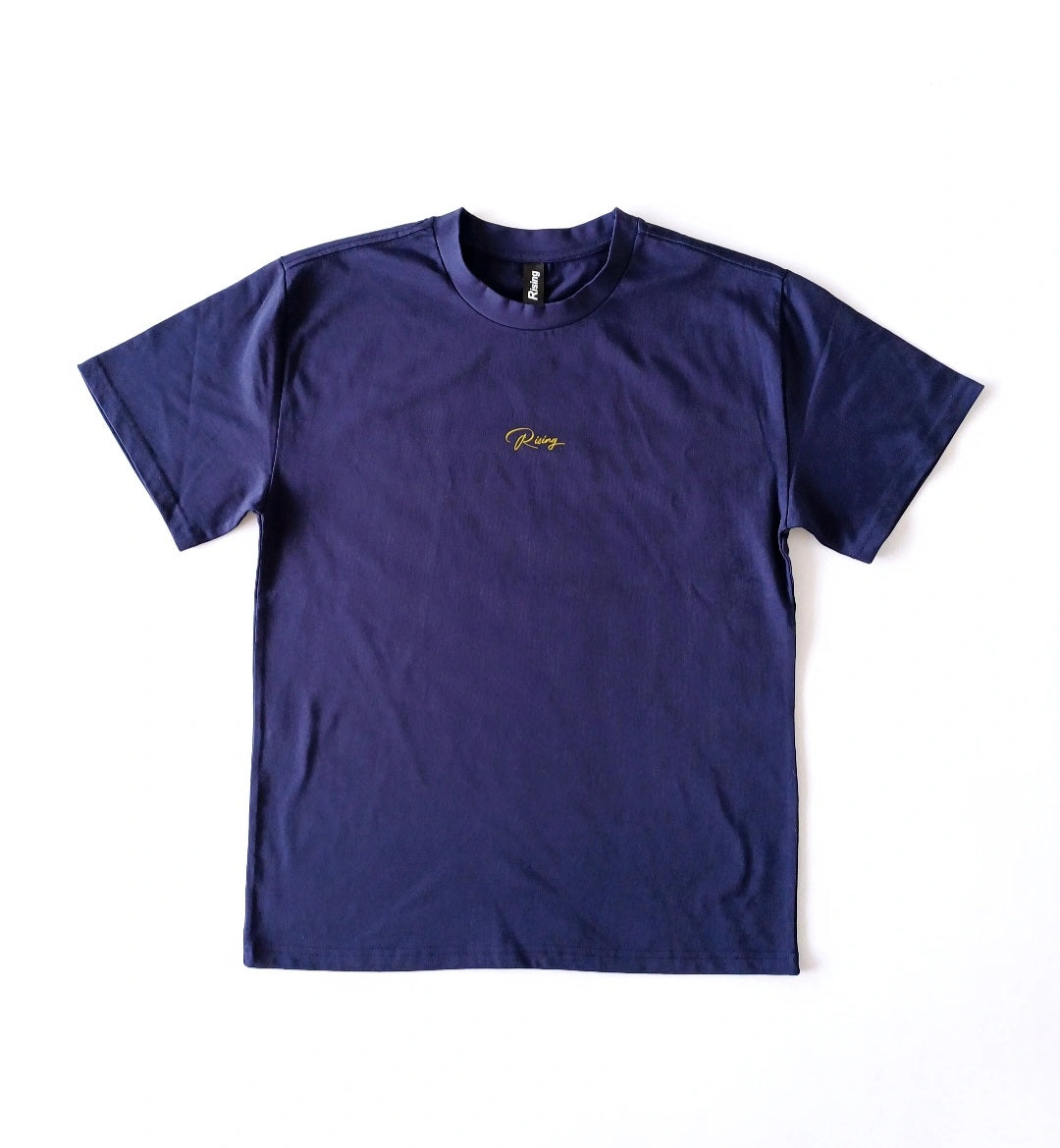 Heavy Box Tee  Dark blue/Gold print