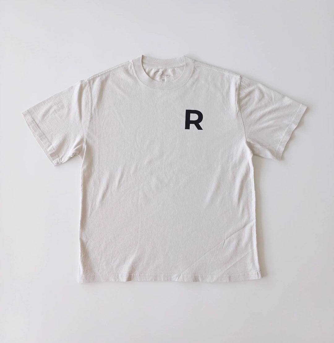 Vintage heavy Tee, bone